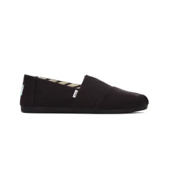 TOMS Women's Black on Black Recycled Cotton Canvas Classics