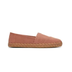 TOMS Women's Rose Suede Leather Wrap Slip-ons