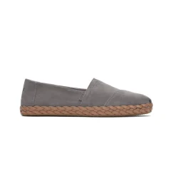 TOMS Women's Grey Suede Leather Wrap Classics