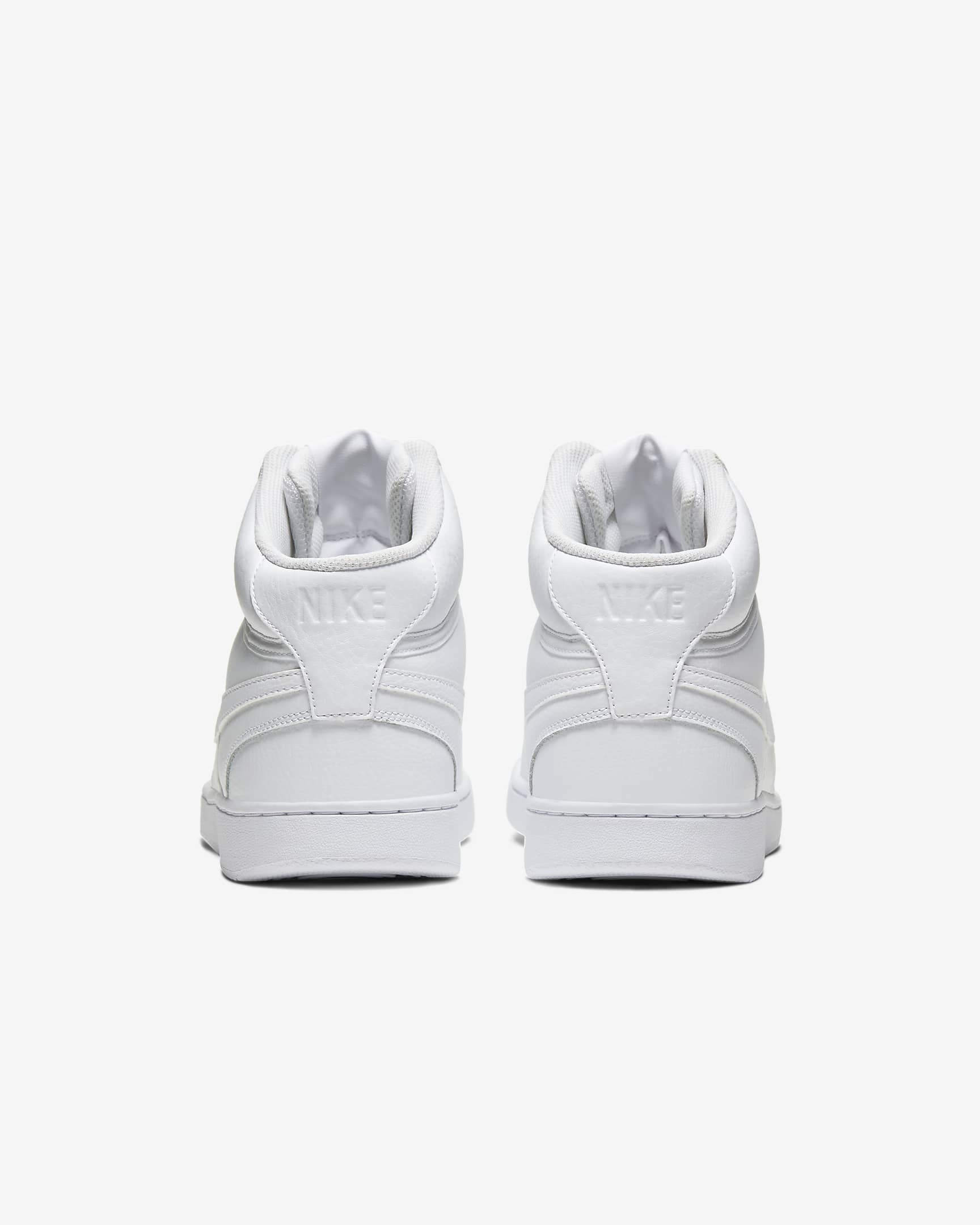 Nike White Court Vision Mid Sneaker - Image 5