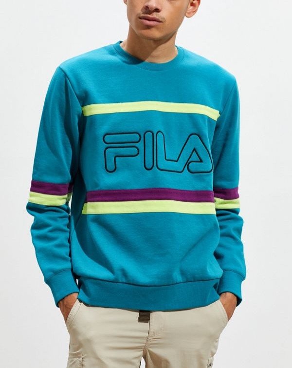 FILA UO Exclusive Beleren Colorblock Crew-Neck Sweatshirt
