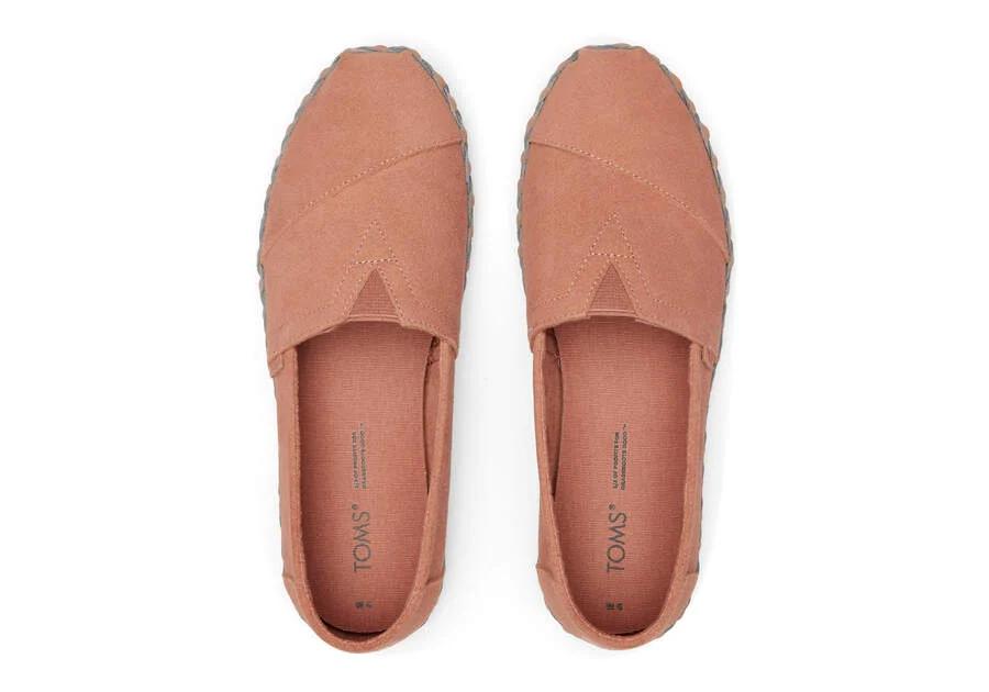 TOMS Women's Rose Suede Leather Wrap Slip-ons - Image 3