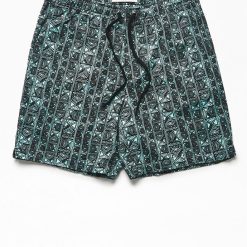 PacSun Mint Stretch Twill Volley Shorts