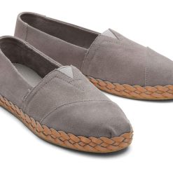 Alternative view of TOMS Women's Grey Suede Leather Wrap Classics