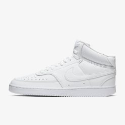 Nike White Court Vision Mid Sneaker