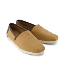 Alternative view of TOMS Men's Tan Twill Synthetic Trim Alpargata