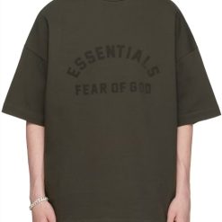 Fear of God ESSENTIALS Gray Crewneck T-Shirt