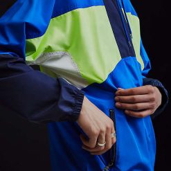 90s Colorblocked Anorak Windbreaker Jacket
