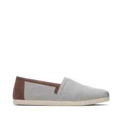 TOMS Men's Grey Synthetic Trim Alpargata