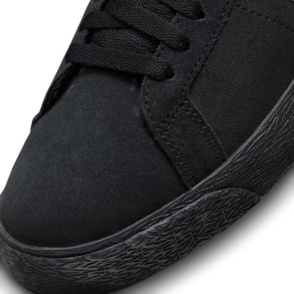 NIKE SB MEN'S ZOOM BLAZER MID BLK/WHTE SNEAKERS - Image 2