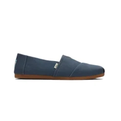 TOMS Men's Dark Slate Heritage Canvas Slip-ons
